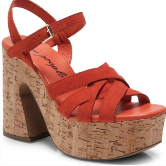 Free People Retro Lisbon Sandals - Size 39 - Picture 2 of 7